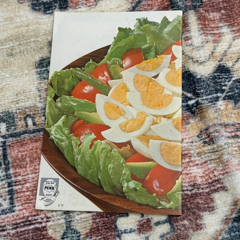Vintage‎ 1965 Plain and Fancy Ways with Eggs Cookbook Recipes
